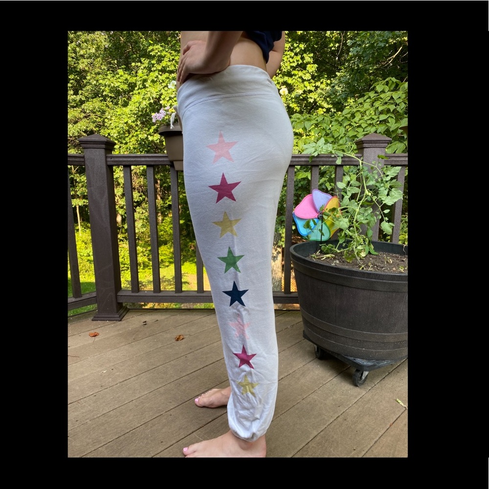 Sundry multicolor star sweatpants size L - Picture 6 of 7